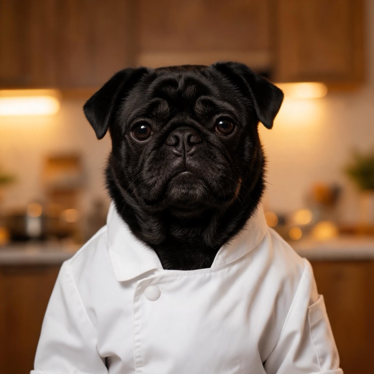 Chef — AI pet portrait template