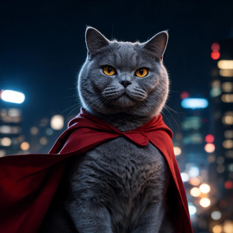 Superhero — AI pet portrait template