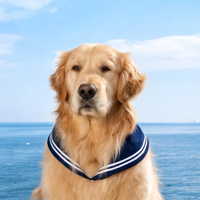 Sailor — AI pet portrait template
