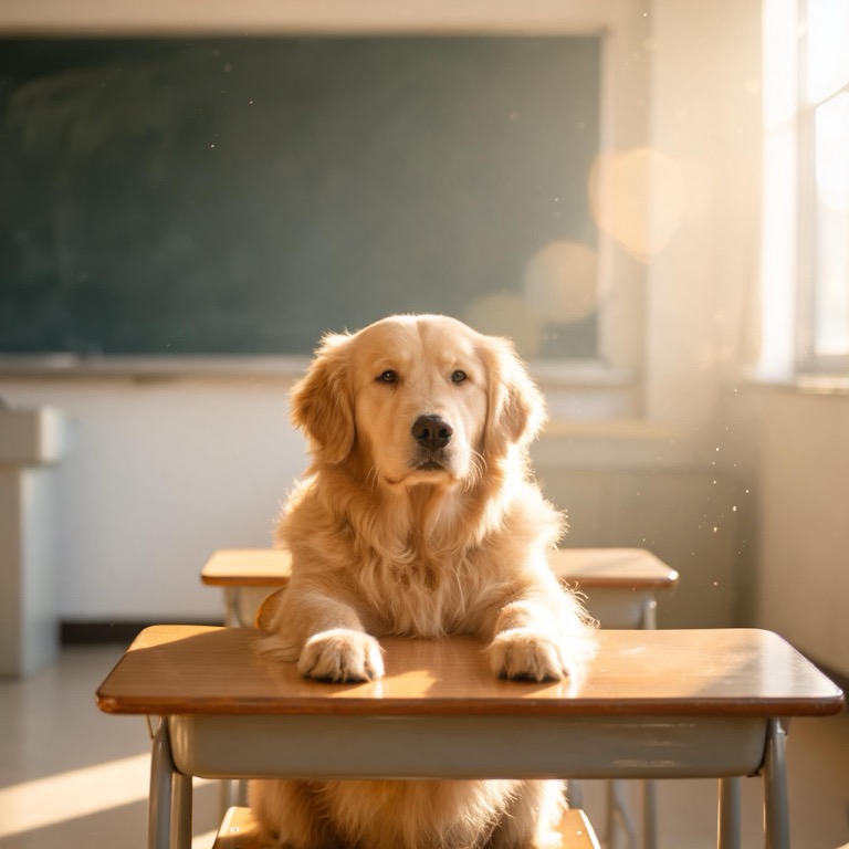 Classroom — AI pet portrait template
