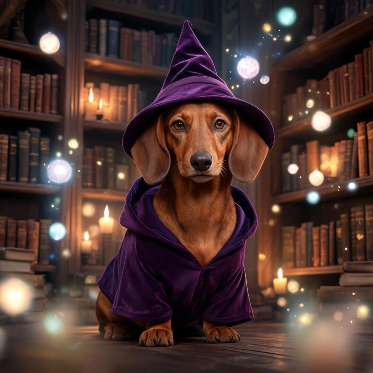 Wizard — AI pet portrait template
